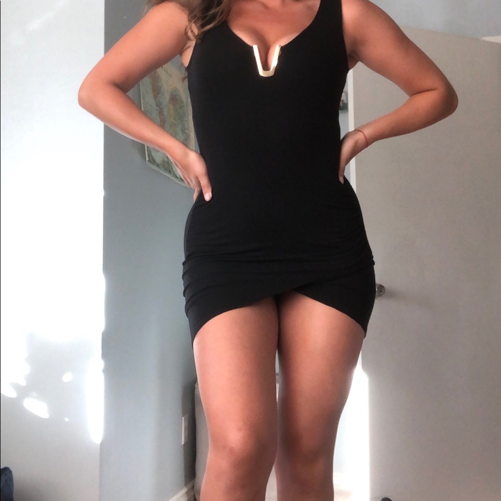 Sexy curve hugging dress.